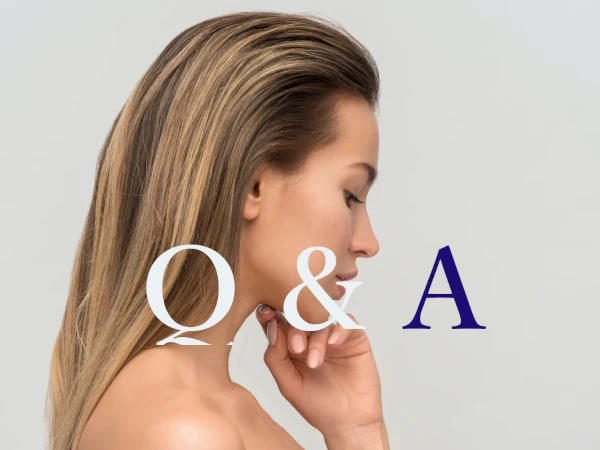 Q&A-FAQの女性イメージ画像とテキスト